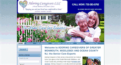 Desktop Screenshot of adoringcaregivers.com